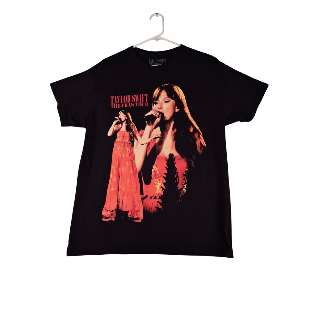 Taylor Swift The Eras Tour Shirt Mens Large Black Graphic Willow Concert Tee